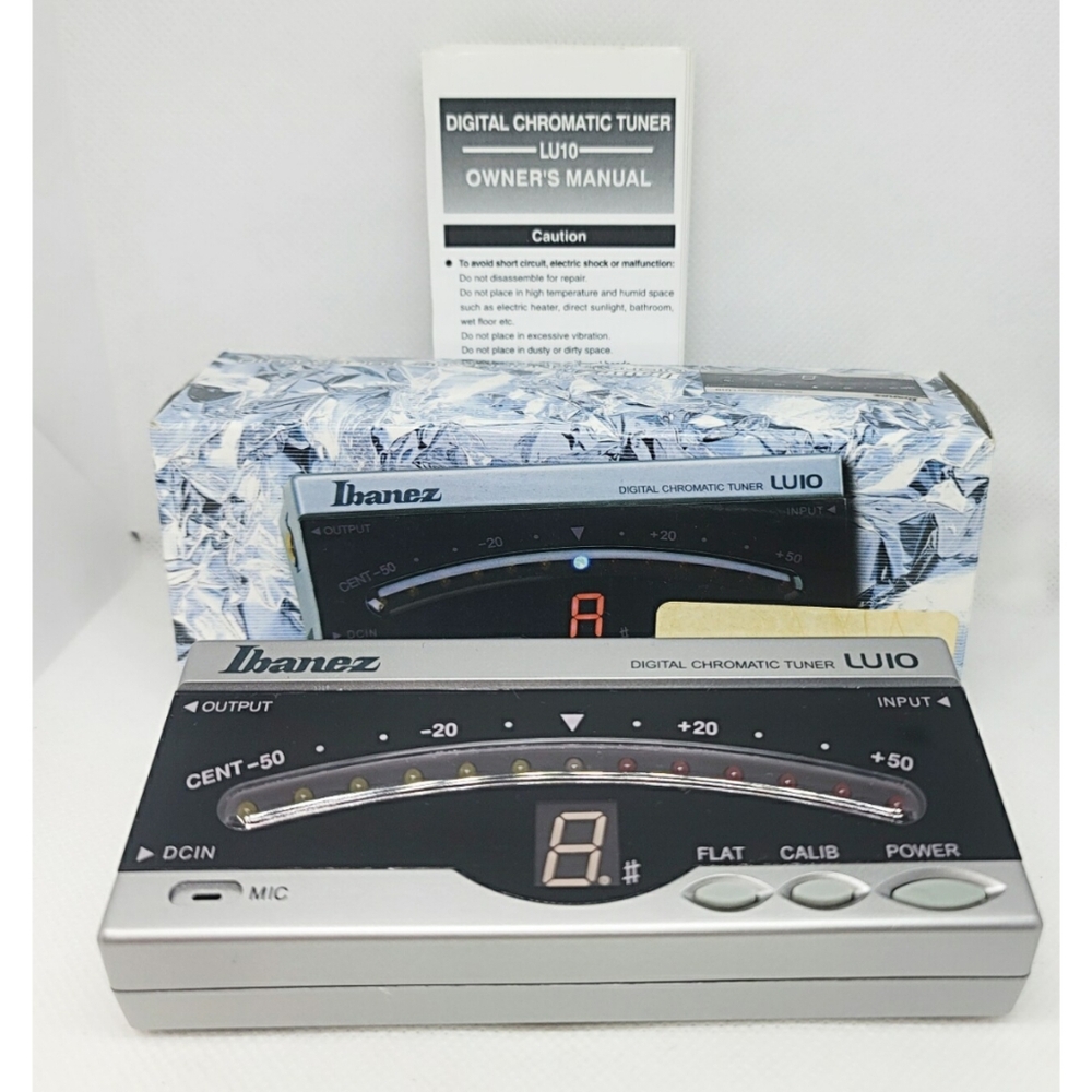 Vintage Ibanez LU10 Digital Chromatic Tuner For Electric, Acoustic and Bass